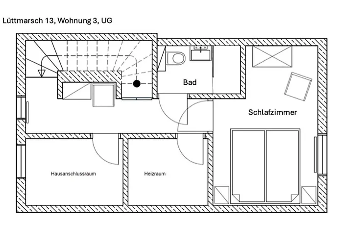 Daire Luettmarsch 13 3 Wyk auf Föhr